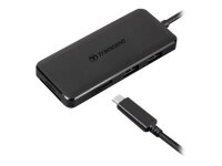 Transcend HUB5C USB 3.2 Gen 2 (3.1 Gen 2) Type-C Schwarz