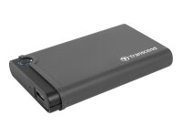 Transcend TS0GSJ25CK3 Speicherlaufwerksgehäuse HDD / SSD-Gehäuse Grau 2.5"
