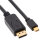 Delock Kabel Mini Displayport 1.2 Stecker > Displayport Stecker 4K 1,0 m
