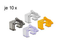Delock Netzwerk RJ45 Reparatur Clip 40 Stück Set 2