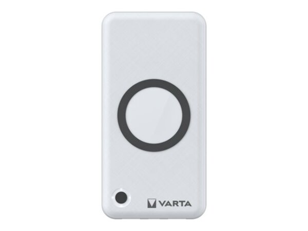 Varta 57908 101 111 Powerbank Lithium Polymer (LiPo) 15000 mAh Kabelloses Aufladen Weiß