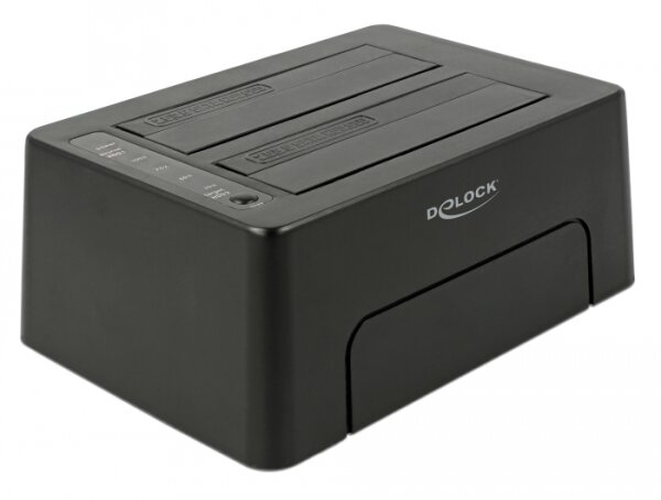 Delock USB Type-C™ 3.1 Dockingstation für 2 x SATA HDD / SSD mit Klon Funktion