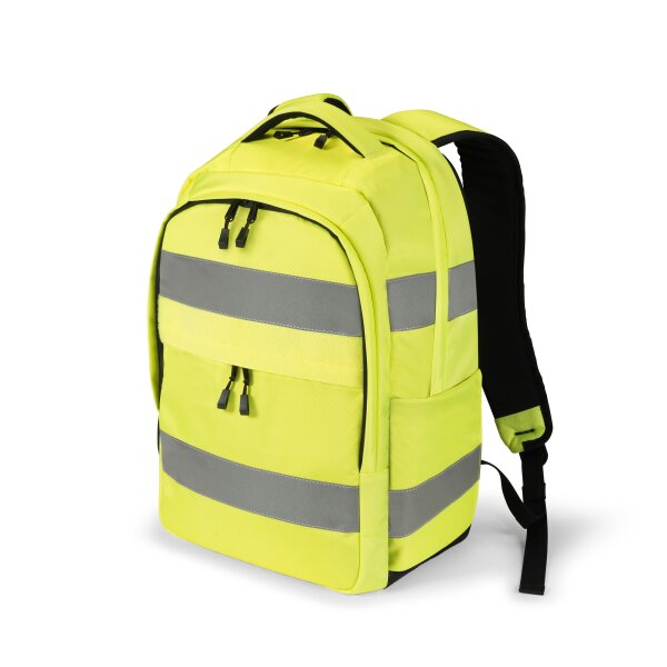 Dicota Rucksack Hi-Vis 25 Liter - gelb