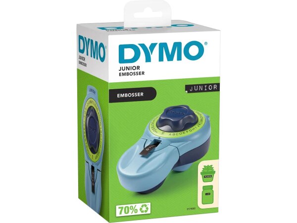 DYMO Junior Prägegerät - Etikettiergerät für Zuhause Blister