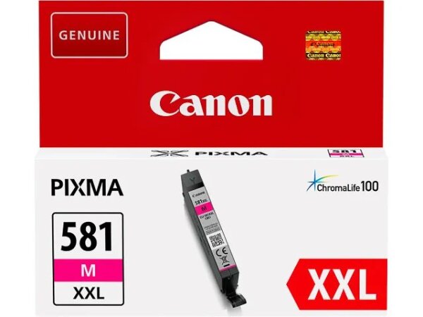 Canon CLI-581 XXL Magenta Tintentank, sehr hohe Reichweite