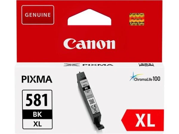 Canon CLI-581 XL Schwarz Tintentank, hohe Reichweite