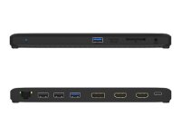 ICY BOX IB-DK2116-C, USB Type-C® Notebook DockingStation mit dreifacher Videoausgabe