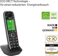 Gigaset E720 Schnurlostelefon - schwarz