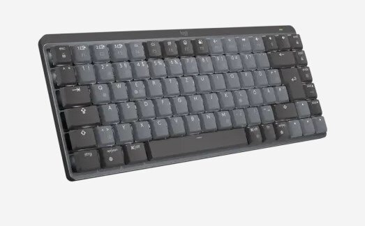 Logitech MX Mechanical Mini - Tastatur - kabellos DE - grafit - leise und taktil