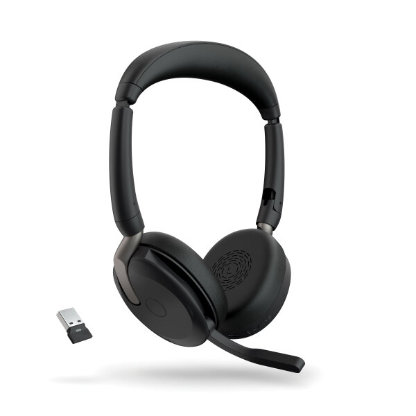 Jabra Evolve2 65 Flex UC Stereo mit Link380a