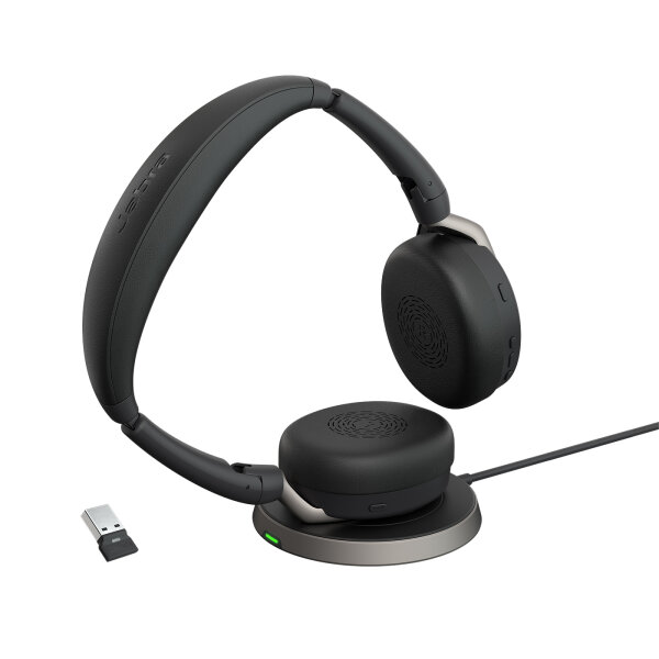 Jabra Evolve2 65 Flex UC Stereo mit Link380a u. WLC
