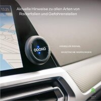 OOONO® CO-DRIVER NO1 Verkehrsalarm 2022 - Warnt vor Blitzern u. Gefahren