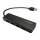 LC-Power LC-HUB-U3-4-V2 Schnittstellen-Hub USB 3.2 Gen 1 (3.1 Gen 1) Type-A 5 Mbit/s Schwarz