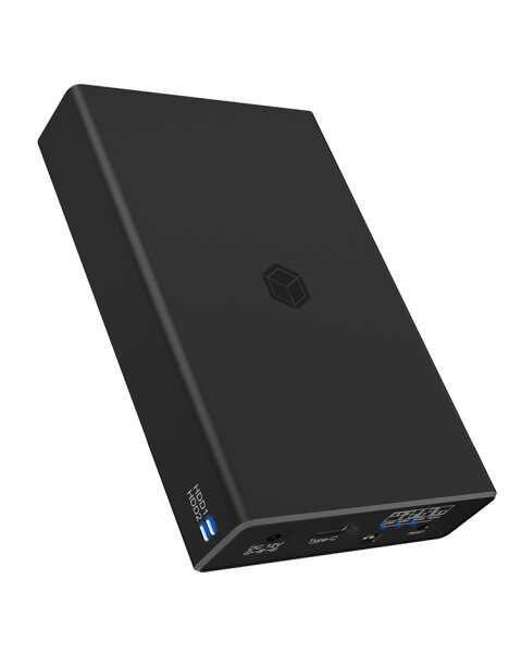 ICY BOX IB-RD2253-C31, externes RAID System für 2x 2,5" SATA HDD zu USB 3.2 Gen 2, RAID 0, 1, SINGLE, LARGE, schwarz