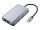 Conceptronic DONN21G laptop-dockingstation & portreplikator Kabelgebunden USB 3.2 Gen 1 (3.1 Gen 1) Type-C Grau