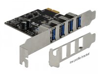 Delock USB 3.0 PCI Express Karte mit 4 x externen Typ-A...