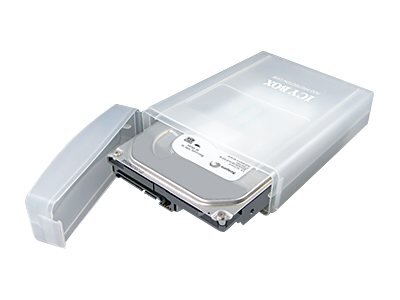 ICY BOX IB-AC602a, 3,5" HDD Schutzhülle, transparent, einfach verpackt