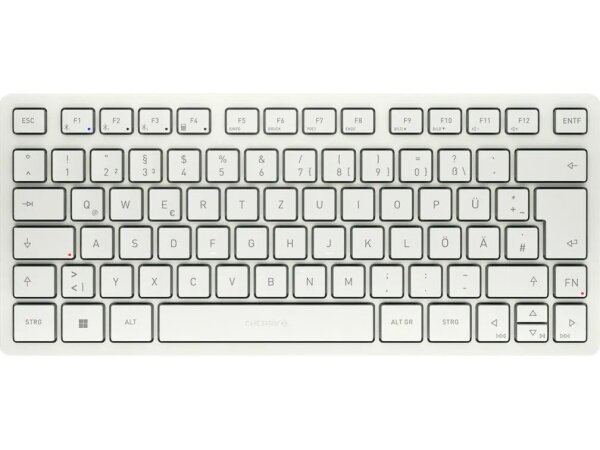 Cherry JK7100DE0 KW 7100 MINI BT Multi-Device-Tastatur, QWERTZ, Milk White