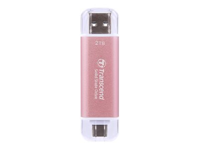 Transcend ESD310 512 GB USB Typ-A auf USB Typ-C 3.2 Gen 2 (3.1 Gen 2) Pink