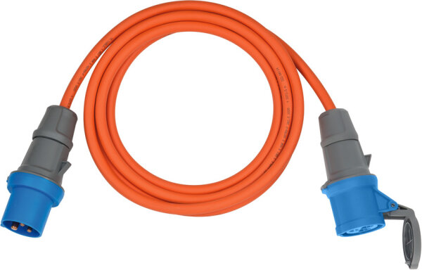 Brennenstuhl CEE Verlängerungskabel 5m CEE 230V/16A Stecker/Kupplung IP44 orange