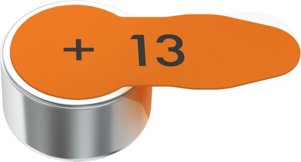 1x6 Varta Hearing Aid Batter. 13 Hörgeräte Batterien  24606101416