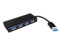 ICY BOX IB-AC6104-B, 4 Port USB 3.2 Gen 1 Hub, Aluminium...
