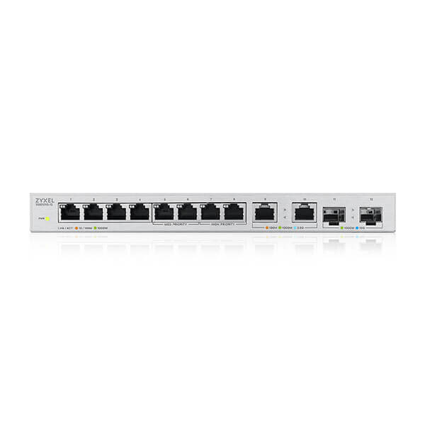 Zyxel XGS1010-12 10-Port Unmanaged MultiGig Switch V2