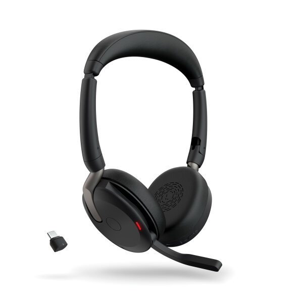 Jabra Evolve2 65 Flex UC Stereo mit Link380c