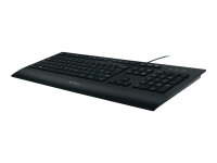 Logitech K280E Pro f/ Business Tastatur Büro USB QWERTZ Deutsch Schwarz