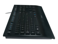 Logitech K280E Pro f/ Business Tastatur Büro USB QWERTZ Deutsch Schwarz