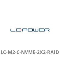 LC-Power LC-M2-C-NVME-2X2-RAID