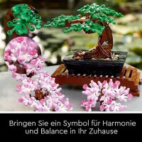 LEGO Botanicals Bonsai Baum Set für Erwachsene - Pflanzen Home Deko Set - DIY Projekt und entspannende kreative Aktivität - Geschenkidee für Frauen und Männer - Botanik Kollektion 10281