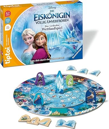 Ravensburger tiptoi Eiskönigin D.v.Wettlaufspiel   (ohne Stift)