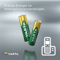 VARTA Akku Mignon AA 1600mAh NiMH Recharge Accu Phone (2er Pack)