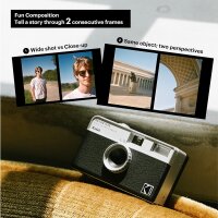 Kodak EKTAR H35 HF Film Camera Analogkamera, black