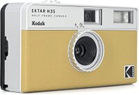 KODAK EKTAR H35 Halbformat-Filmkamera, 35 mm, wiederverwendbar, ohne Fokussierung, leicht, einfach zu bedienen (Sand)