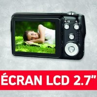 AGFA Photo Realishot DC8200 - Kompaktkamera, 18MP, Full HD Video, 2,7 LCD-Bildschirm, 8-facher optischer Zoom, Lithium-Batterie und 16GB SD-Karte - Schwarz