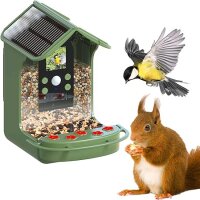 EASYPIX BirdyCam Futterhaus mit Kamera, Solarenergie,...