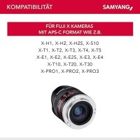 Samyang MF 2,8/8 Fish-Eye II APS-C Fuji X