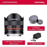 Samyang MF 2,8/8 Fish-Eye II APS-C Fuji X