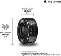 Panasonic Lumix 3,5-5,6/14-42 mm G X Vario PZ schwarz