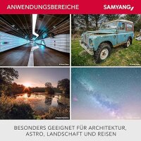 Samyang MF 14mm F2,8 MK2 Sony E – Weitwinkel...