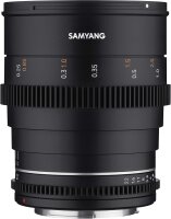 Samyang MF 24mm T1,5 VDSLR MK2 Fuji X – lichtstarkes T1,5 Weitwinkel Cine- und Video Objektiv für Fuji X Mount, 24 mm Festbrennweite, Follow Focus Zahnkränze Vollformat und APS-C, 8K Auflösung