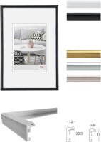 Walther Galeria            20x20 Kunststoff schwarz...