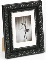 Walther Barock             30x40 Holz schwarz-silber...