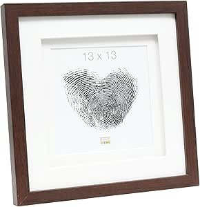 Deknudt S65KQ1 braun       13x13 Holz doppeltes Passepartout