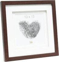 Deknudt S65KQ1 braun       13x13 Holz doppeltes Passepartout