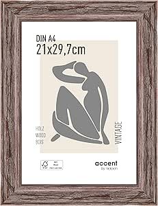 Nielsen Accent Vintage   21x29,7 Holz braun DIN A4        3221102