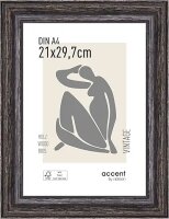 Nielsen Accent Vintage   21x29,7 Holz schwarz DIN A4...