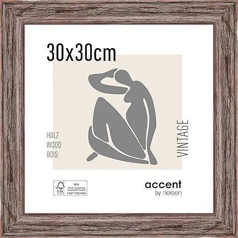 Nielsen Accent Vintage     30x30 Holz braun               3233102
